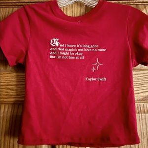 Taylor swift All Too Well Tee